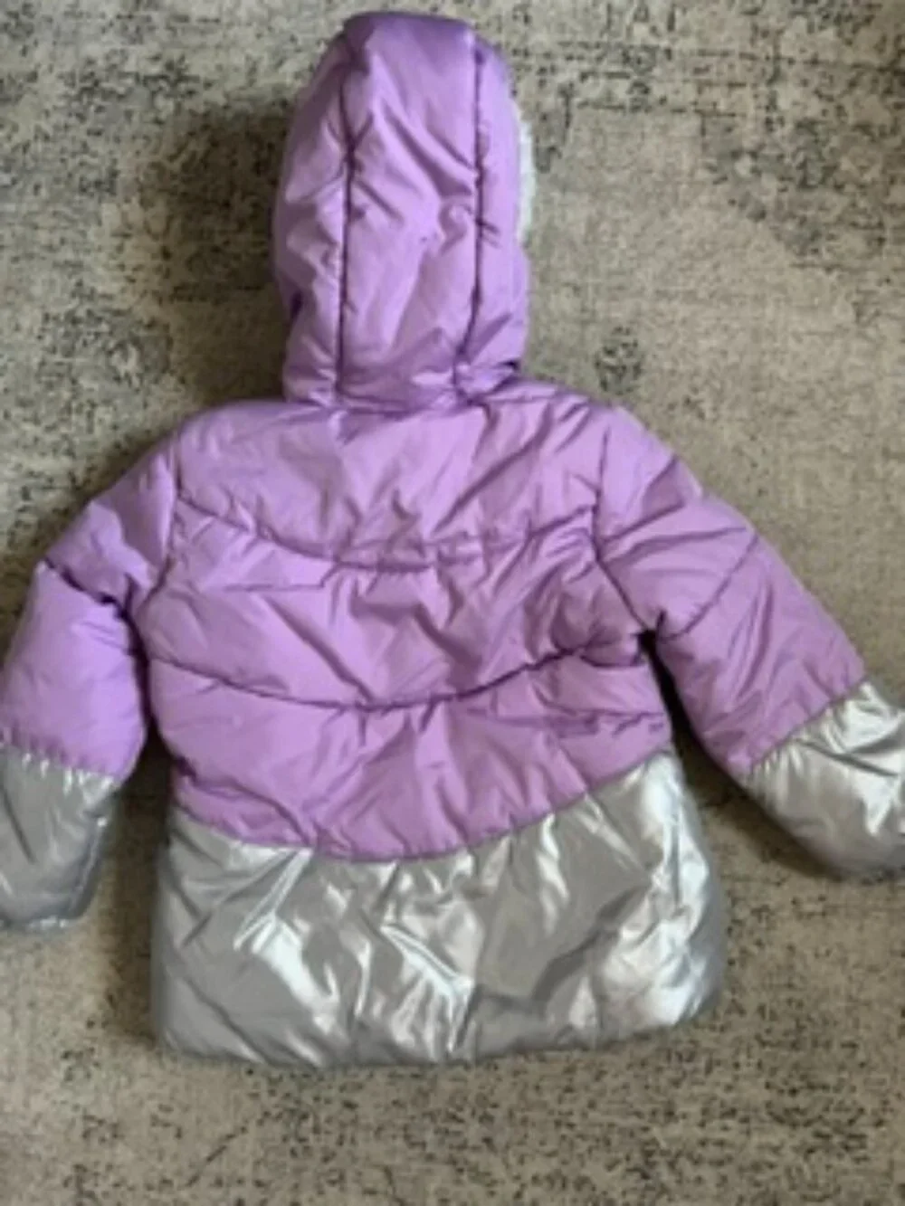 🧡3/$15 London Fog Snow Puffer Jacket Girls M (5-6)